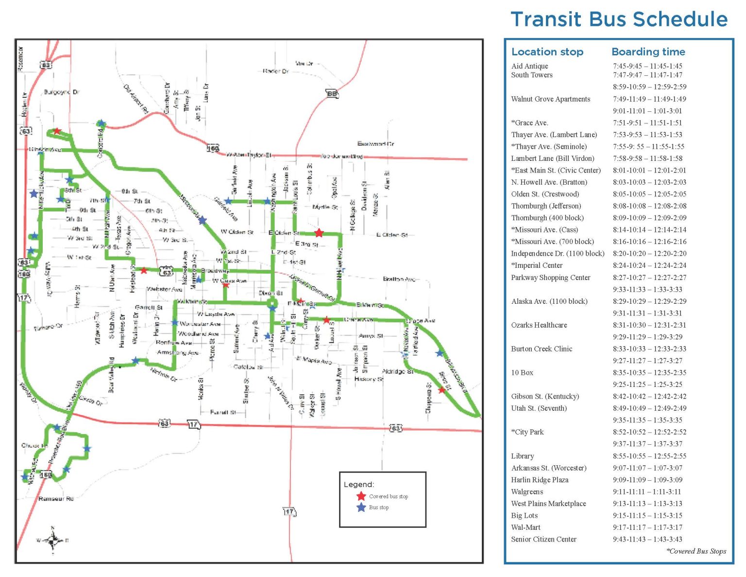 Schedule & Map